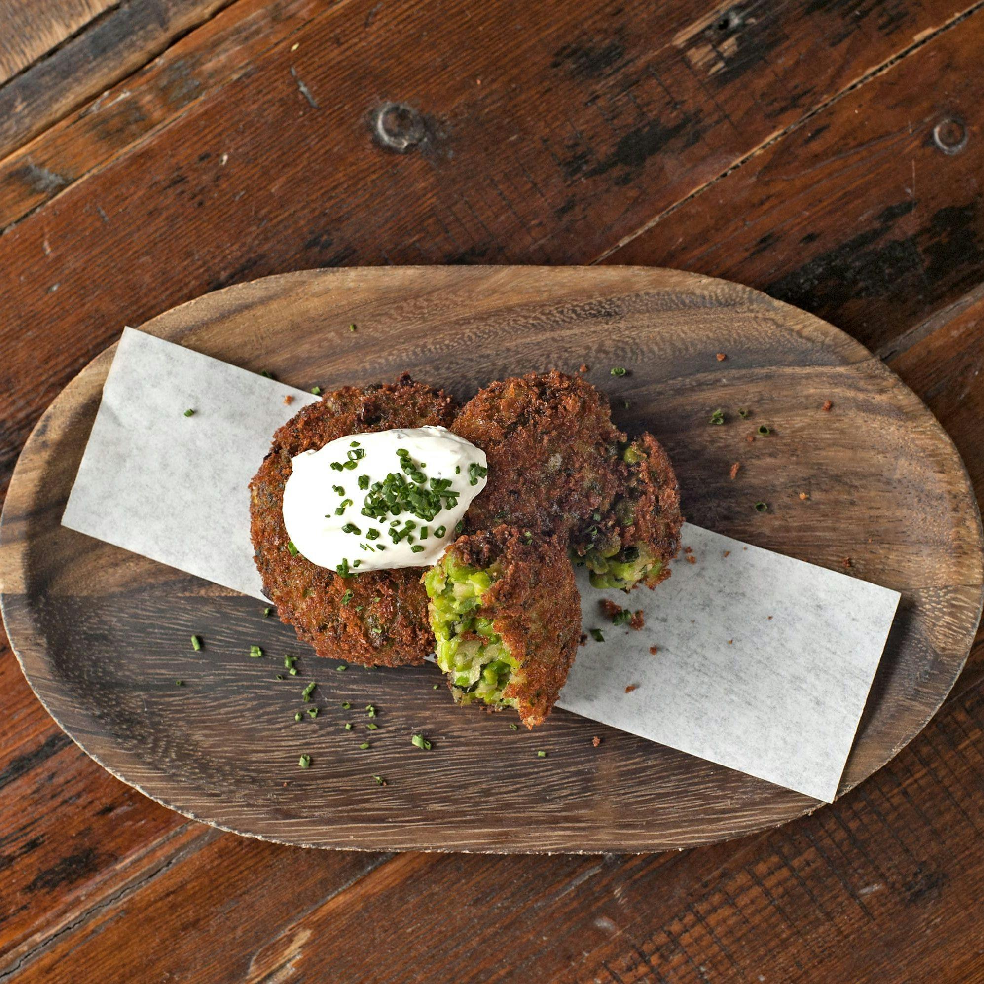 Guinness.com Fresh Green Pea Fritters Us