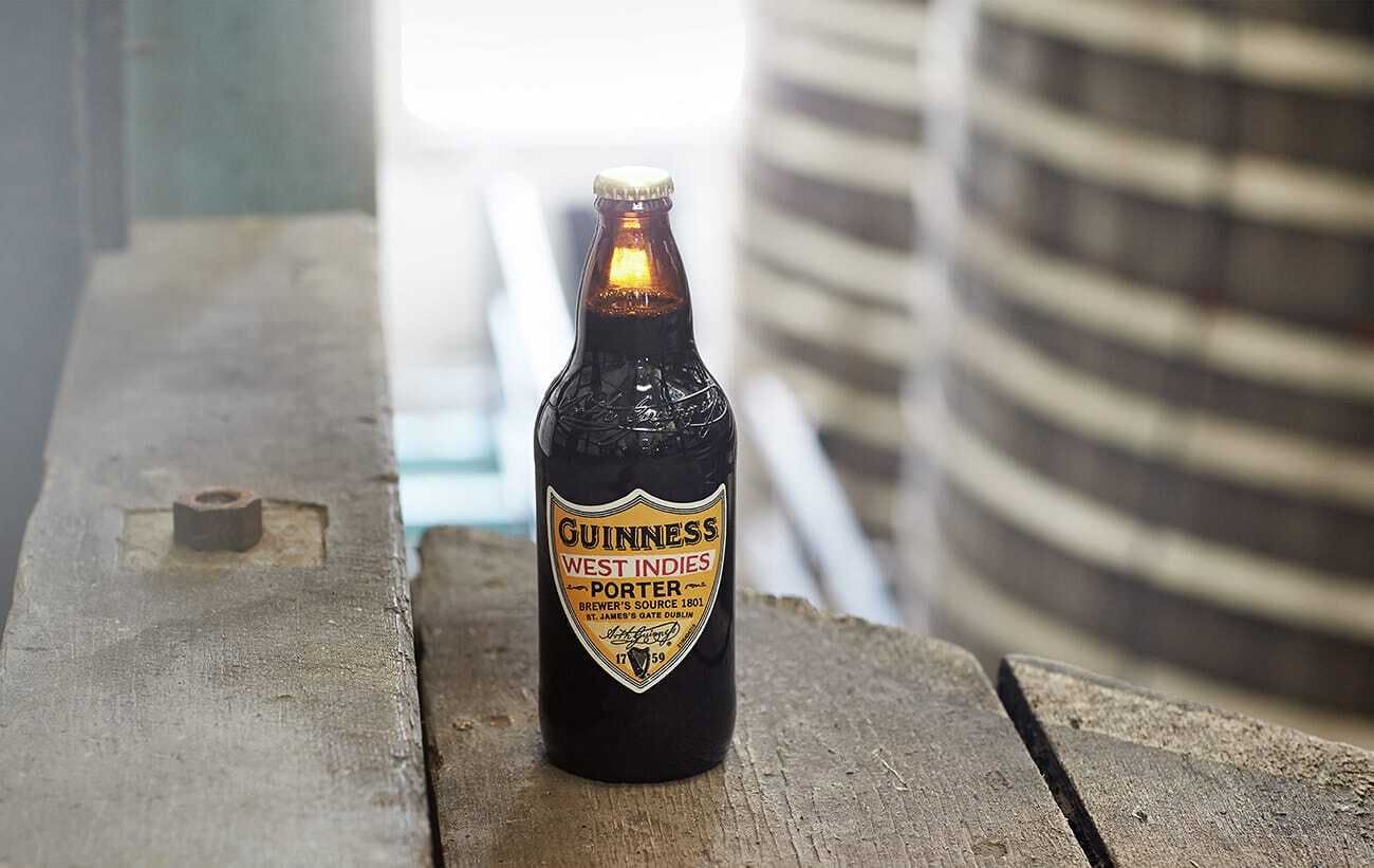 Bottle of Guinness West Indies Porter